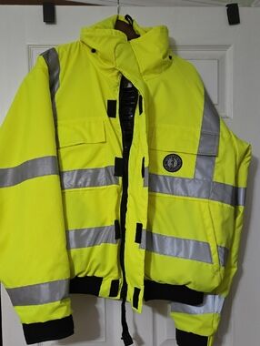 High-Visibility Yellow Performance Safety Jacket